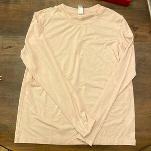 Athleta Girl Long Sleeve Shirt - Size L (12) - Peach color